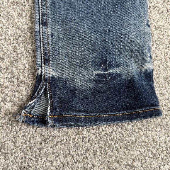 Rag & Bone Newquay The Crop Jeans Womens Split Hem Skinny Size 28 (30x27) - Picture 6 of 10
